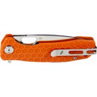 Нож Honey Badger Flipper D2 M с оранжевой рукоятью HB1060