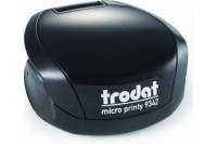 Карманная оснастка для печати TRODAT 9342 MICRO PRINTY диаметр 42 мм черная 163186