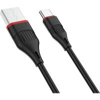 USB-кабель Borofone BX17 Enjoy AM-Type-C 1 метр, 3A, ПВХ, черный 23752-BX17tBK