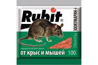 Защита от грызунов Rubit зоокумарин+ гранулы, 100 г, сырный 22580