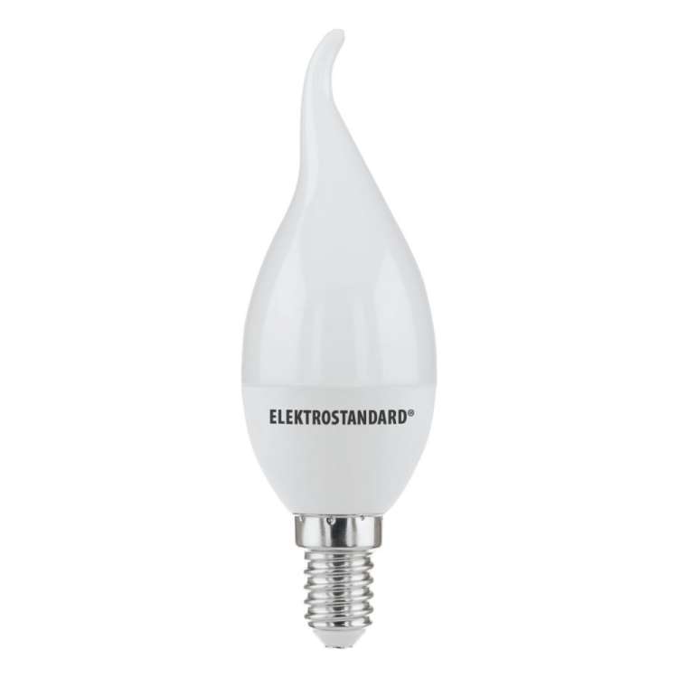 Светодиодная лампа Elektrostandard, свеча на ветру 9W 4200K E14 CW35 белый матовый BLE1430 a050135