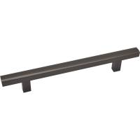 Мебельная ручка JET 196 м.ц. 128 мм, алюминий, черный никель RQ196A.128NP99