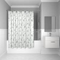 Штора для ванной комнаты IDDIS 200*200 см, полиэстер, elegant silver SCID132P