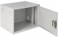 Настенный антивандальный шкаф 9U серый NETLAN EC-WS-096045-GY