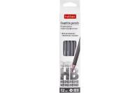 Чернографитный карандаш Hatber PERFECT HB шестигранный корпус 12 шт. 074184