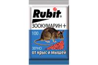 Зерна от грызунов Rubit зоокумарин+ 100 г 24982