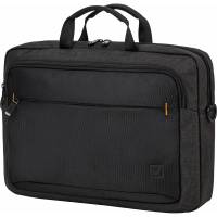 Сумка-портфель с отделением для ноутбука 15.6" BRAUBERG Pragmatic, серо-черная, 30x42x8 см 270827