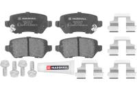 Тормозные колодки дисковые задние Opel Astra G, H 98-, Corsa C 00-, Meriva A, B 03-, Zafira B MARSHALL M2623415