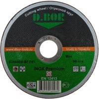 Отрезной диск по нержавеющей стали INOX Premium (125х22.2 мм) D.BOR F41-IP-0125-10-22