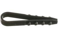 Дюбель хомут КРЕП-КОМП для крепления кабеля цвет-чёрный 5х10 100шт дхч510
