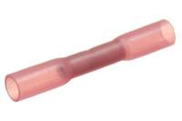 Изолированная соединительная гильза REXANT, термоусаживаемая, L-37 мм, 0.5-1 мм.кв, красная 08-0718