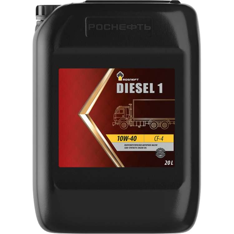 Моторное масло Роснефть Diesel 1 10W-40, канистра 20л 10120