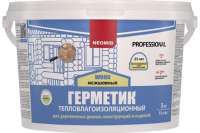 Строительный герметик Neomid Professional 3 кг, ведро, тик Н -ГермPROFF-3/тик